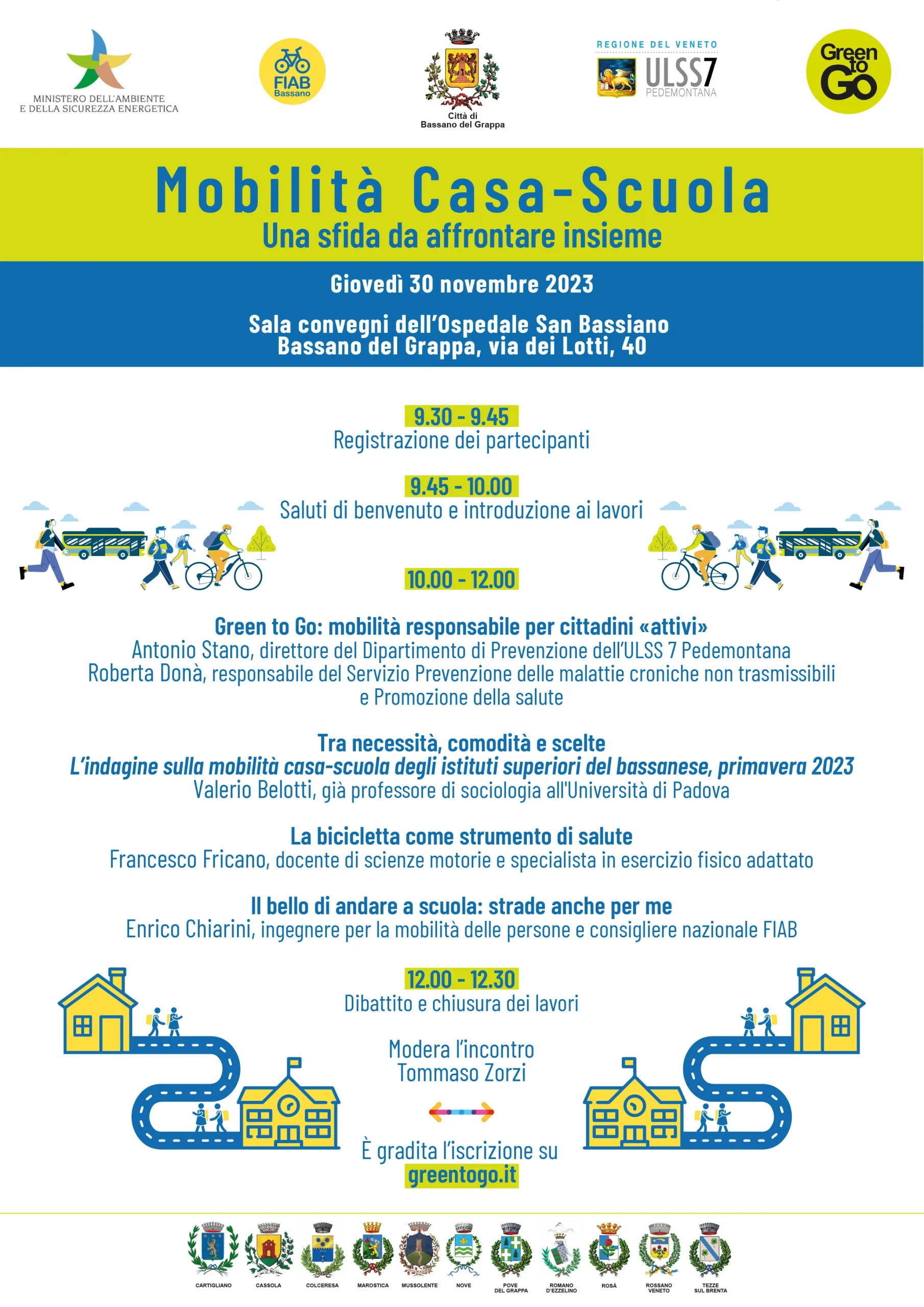 Seminario "MOBILITÀ CASA-SCUOLA - Una sfida da affrontare insieme"